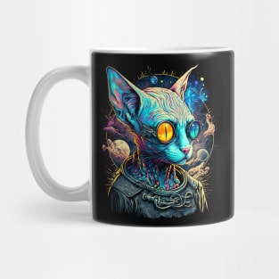 Psychedelic Sphynx Cat Mug